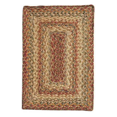 Homespice Decor Harvest Hudson Jute Braided Rugs - Placemats - Rectangle - set of 4 595072